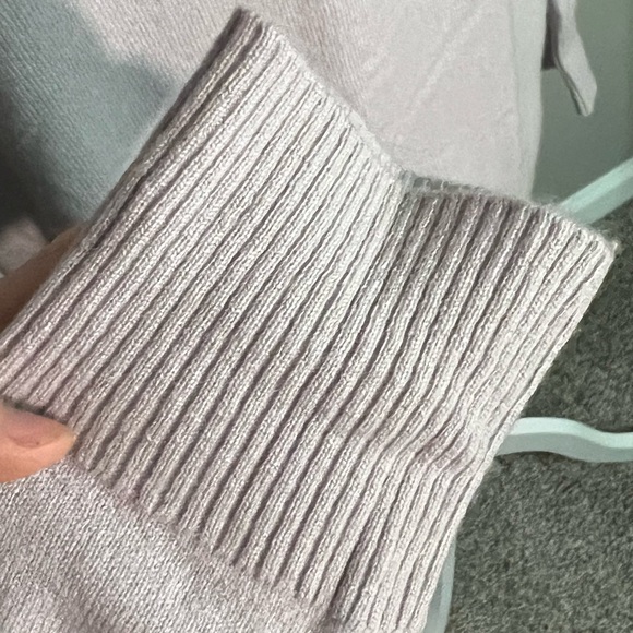 Naadam grey sweater dress size small NWOT light grey color no flaws sweaterdress - Picture 5 of 9